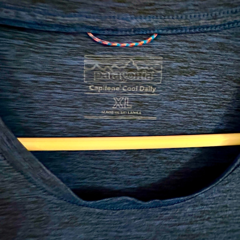 Patagonia Capilene Cool Daily Blue Heather Tee